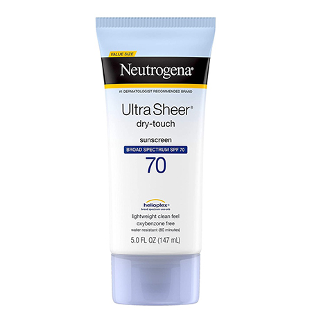 Neutrogena Ultra Sheer Dry-Touch Sunscreen SPF 70